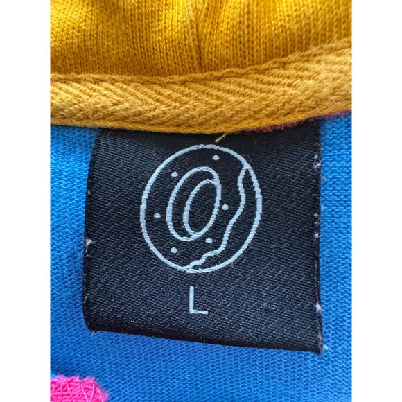 Odd Future Golf Wang Long sleeve Polo Style Hoodie Size L - Picture 8 of 8